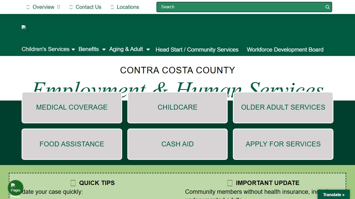 EHSD | Employment & Human Services